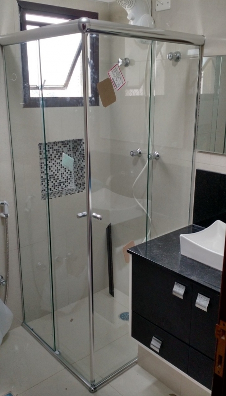 Box de Vidro de Correr Luz - Box de Vidro para Banheiro Pequeno