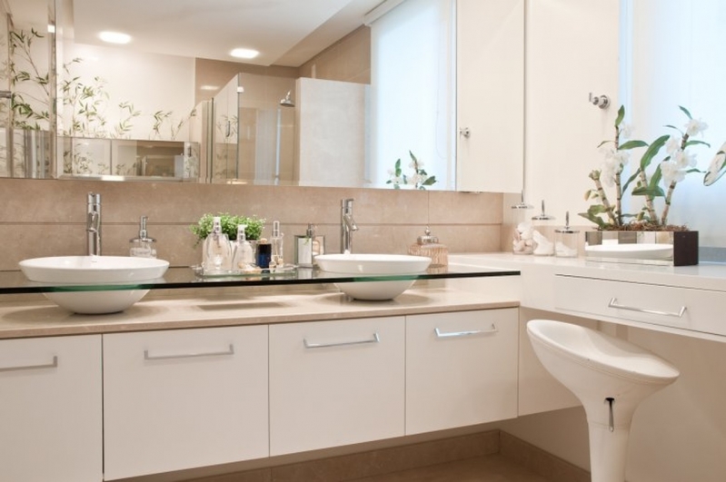 Quanto Custa Móvel de Vidro para Banheiro Higienópolis - Móveis com Vidro Branco