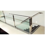 guarda corpo aço inox valor Suzano